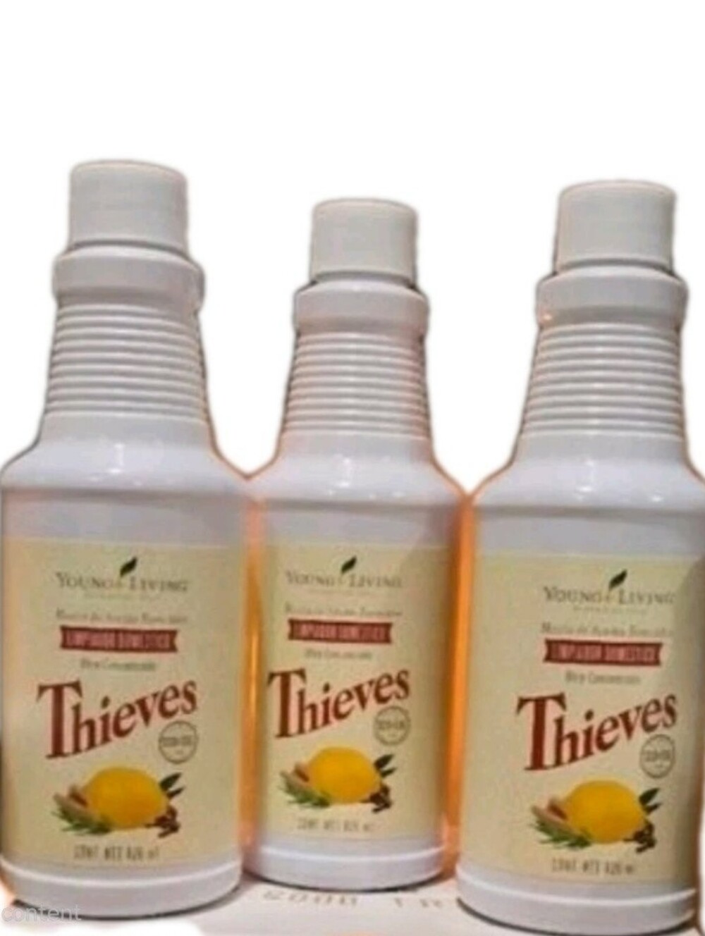 3 Young Living Thieves Cleaner Bottles